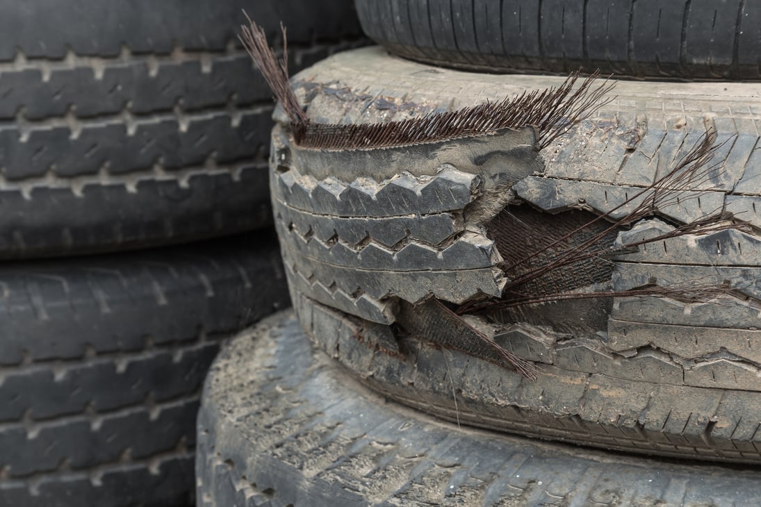 Old tires.